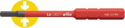 Sechskant Schraubendreher 2831-18 SW 5,0x75 Sechskant Schraubendreher 2831-18 SW 5,0x75