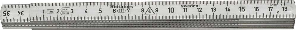 Gliedermassstab alu A59-1-6 Gliedermassstab alu A59-1-6