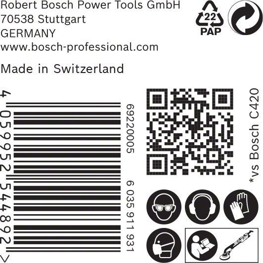 C470 Schleifpapier 2608901151