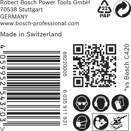 EXP Schwingschleifblatt 80 2608901032(VE50)