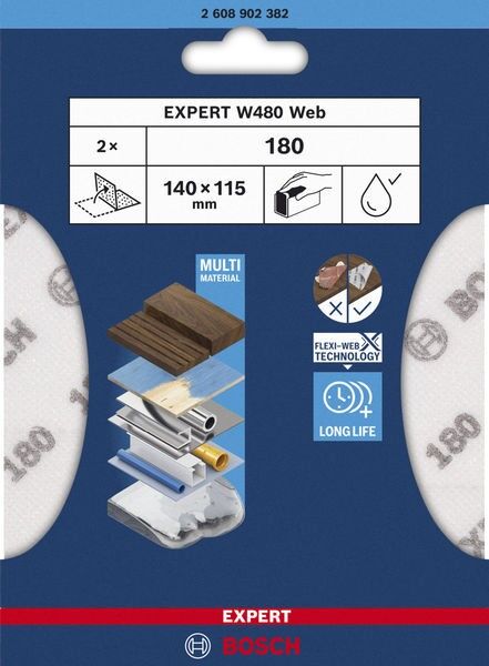 Schleifblatt Expert 2608902382VE(2)