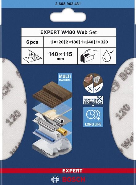 Schleifblatt Expert 2608902431VE(6)