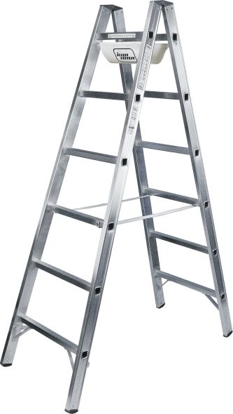 Alu-Sprossenstehleiter 6106 Alu-Sprossenstehleiter 6106