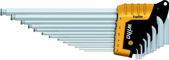 6-Kant-Stiftschlüsselsatz 369RZ Ergostar 13tlg 6-Kant-Stiftschlüsselsatz 369RZ Ergostar 13tlg