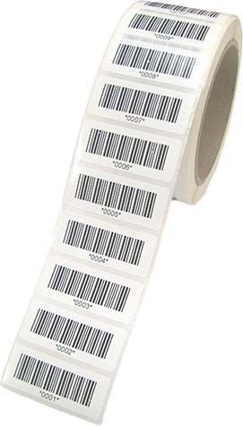 Barcode-Etiketten lfd. Nr. 5001-6000