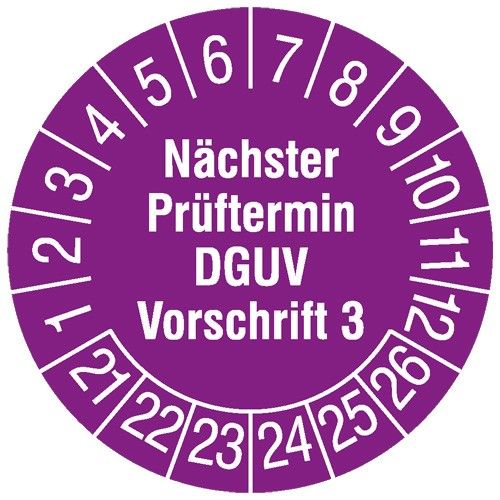 Sicherheitsprüfplaketten 2002260