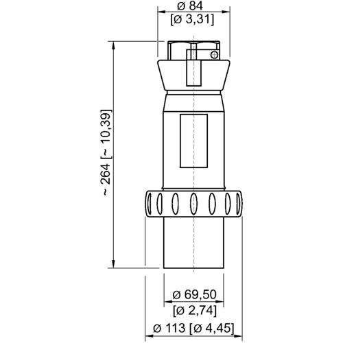 Stecker 63 A rot 6h 8579/12-406 #270915