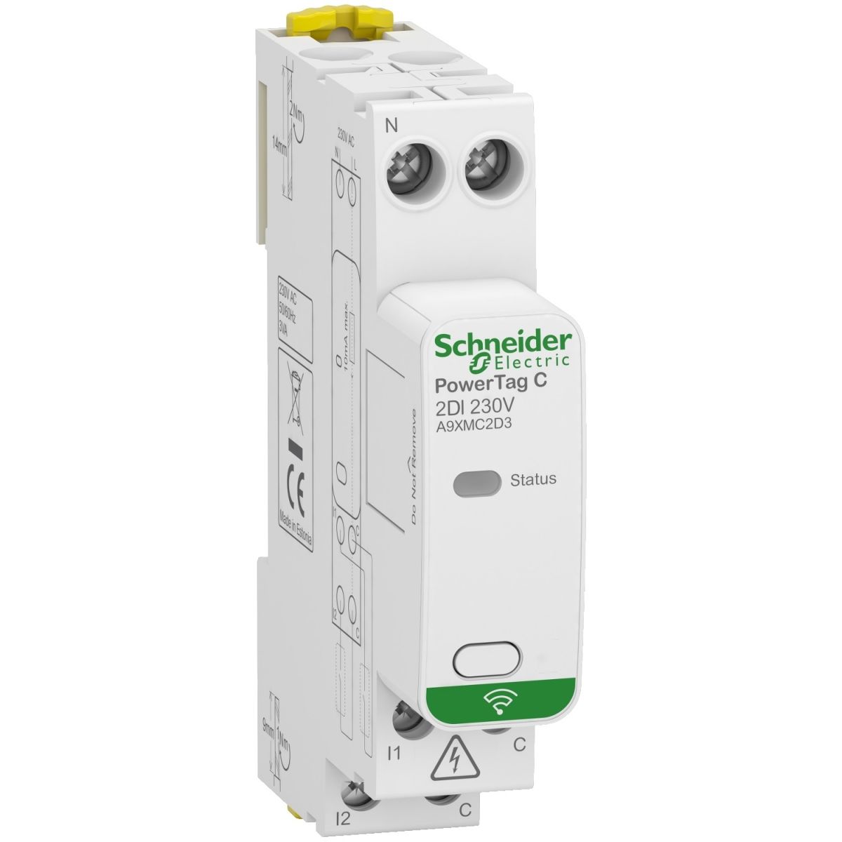 PowerTag C 2DI 230V A9XMC2D3 PowerTag C 2DI 230V A9XMC2D3