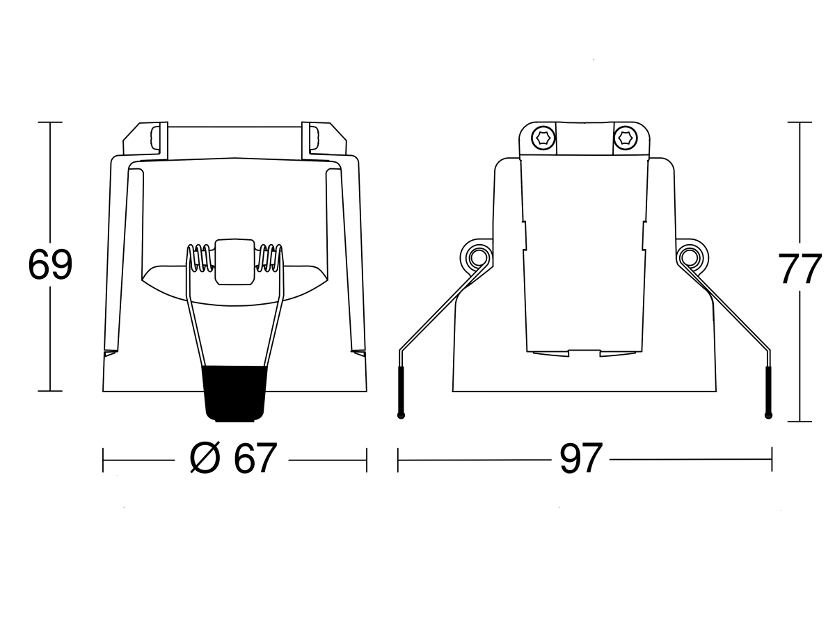 Präsenzmelder US 360 DE WS KNX