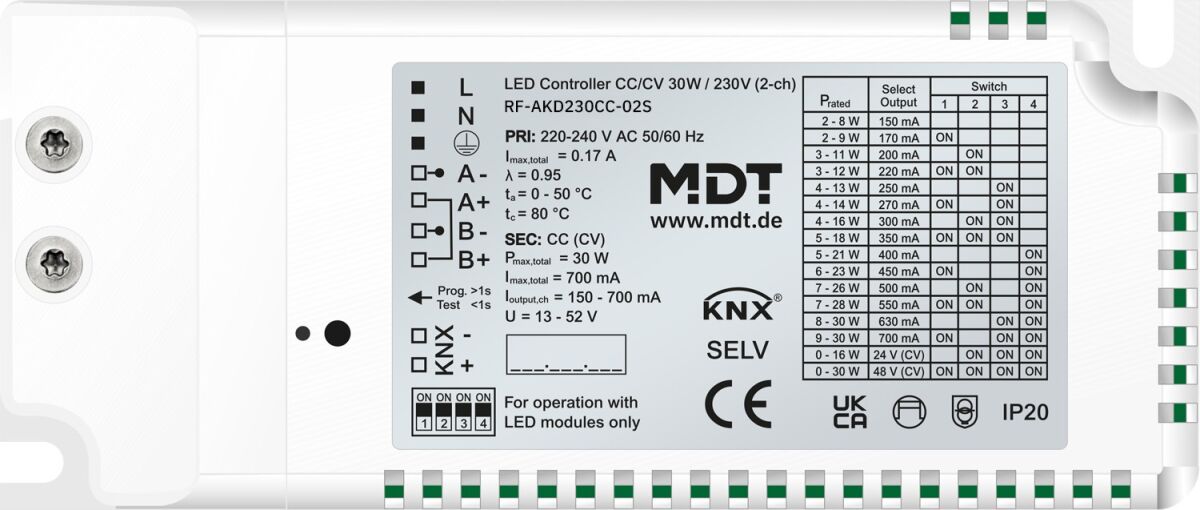 KNX RF+ LED Controller RF-AKD230CC.02S