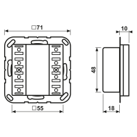 KNX Komp.-Raumcontr.-Modul A 5292 D1 ST