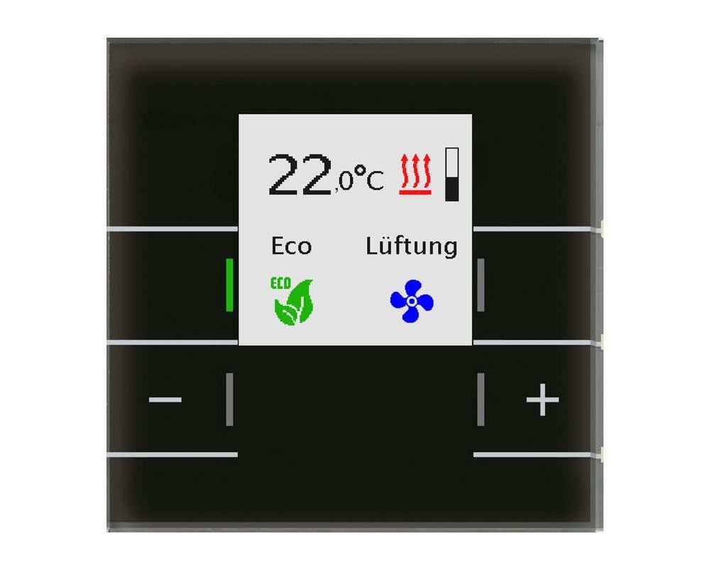 Glas Raumtemperaturregler SCN-RTRGS.02S Glas Raumtemperaturregler SCN-RTRGS.02S