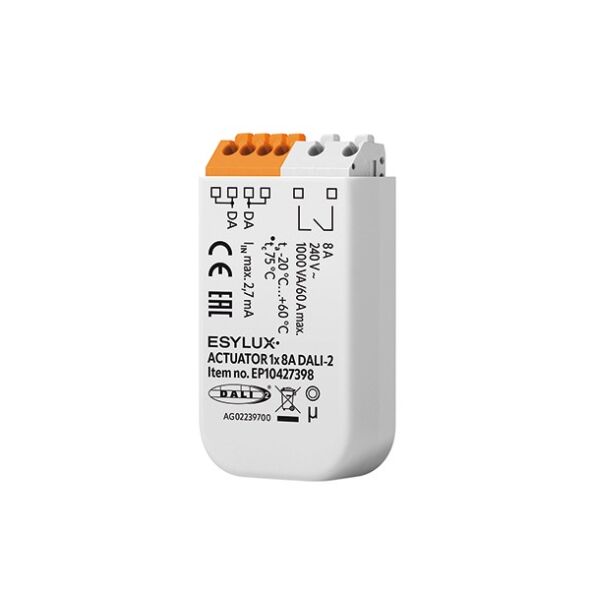 DALI-2 Schaltaktor ACTUATOR 1x8A DALI-2 DALI-2 Schaltaktor ACTUATOR 1x8A DALI-2