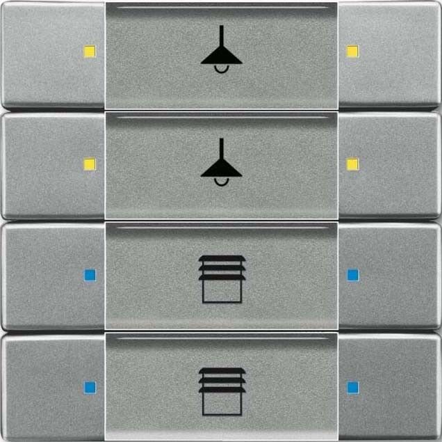 Bedienelement 4/8-fach 6127/02-803-500