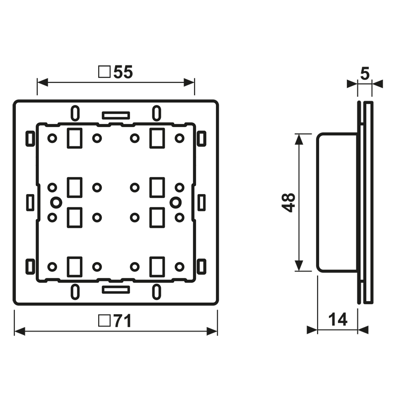 KNX Tastsensor-Modul A 4291 1ST