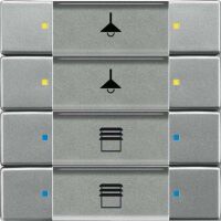 Bedienelement 4/8-fach 6127/02-803-500