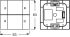 Bedienelement 2/4-fach 6126/02-885-500