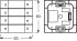 Bedienelement 4/8-fach 6127/02-803-500