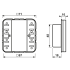 KNX Tastsensor-Modul 2f CD 52921 ST