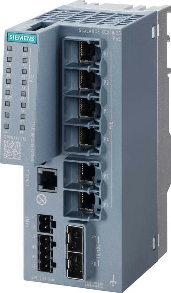 SCALANCE XC206-2G PoE 6GK5206-2RS00-5AC2 SCALANCE XC206-2G PoE 6GK5206-2RS00-5AC2