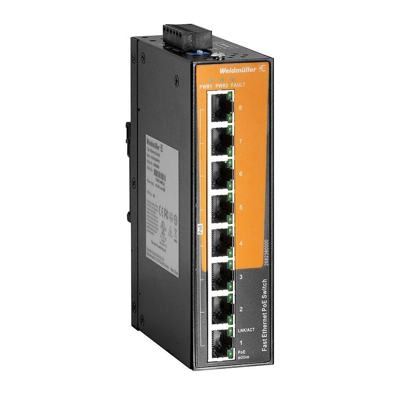 Schalter unmanaged PoE IE-SW-EL08-8POE Schalter unmanaged PoE IE-SW-EL08-8POE