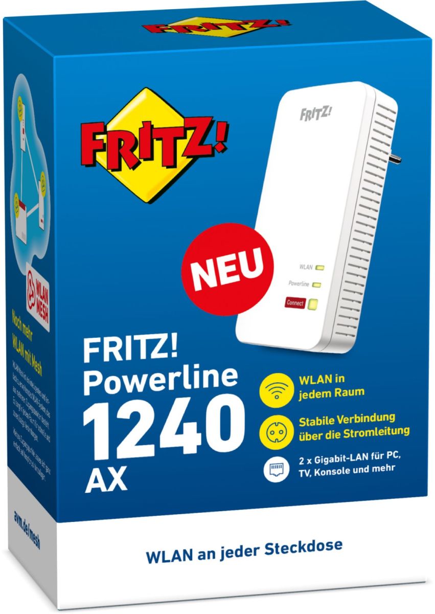Powerline Einzeladapter FRITZ!Powerline1240