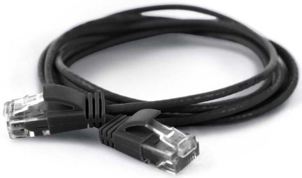 UTP-Patchkabel Cat.6A sw 7309 sw 0,1m