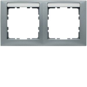 Rahmen 2fach alu lack 10229959 Rahmen 2fach alu lack 10229959
