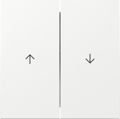 Wippe 329470 2-fach Pfeil reinweiß glänzend - neue Generation Wippe 329470 2-fach Pfeil reinweiß glänzend - neue Generation