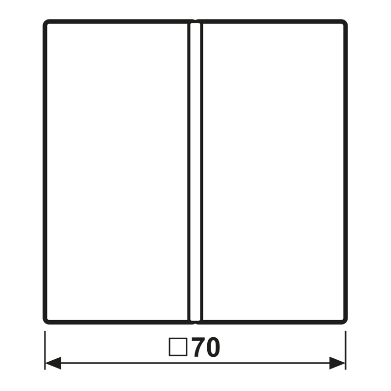 Tastensatz 1fach LC 401 TSA 239