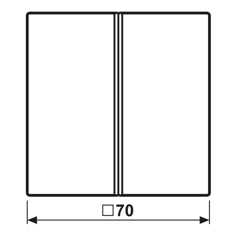 Tastensatz 2fach LC 402 TSA 226
