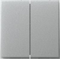 Wippe 2-fach gerade 349565 alu - neue Generation