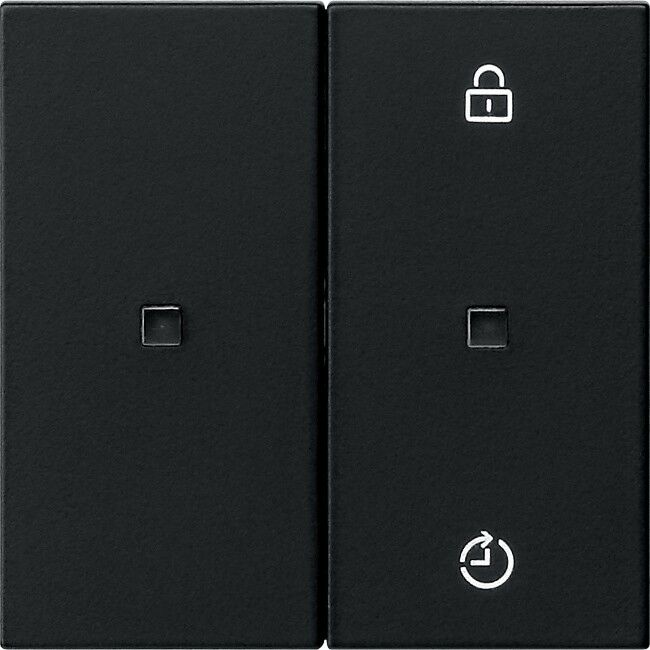 Funk-Bedienaufsatz 5493005 schwarz matt