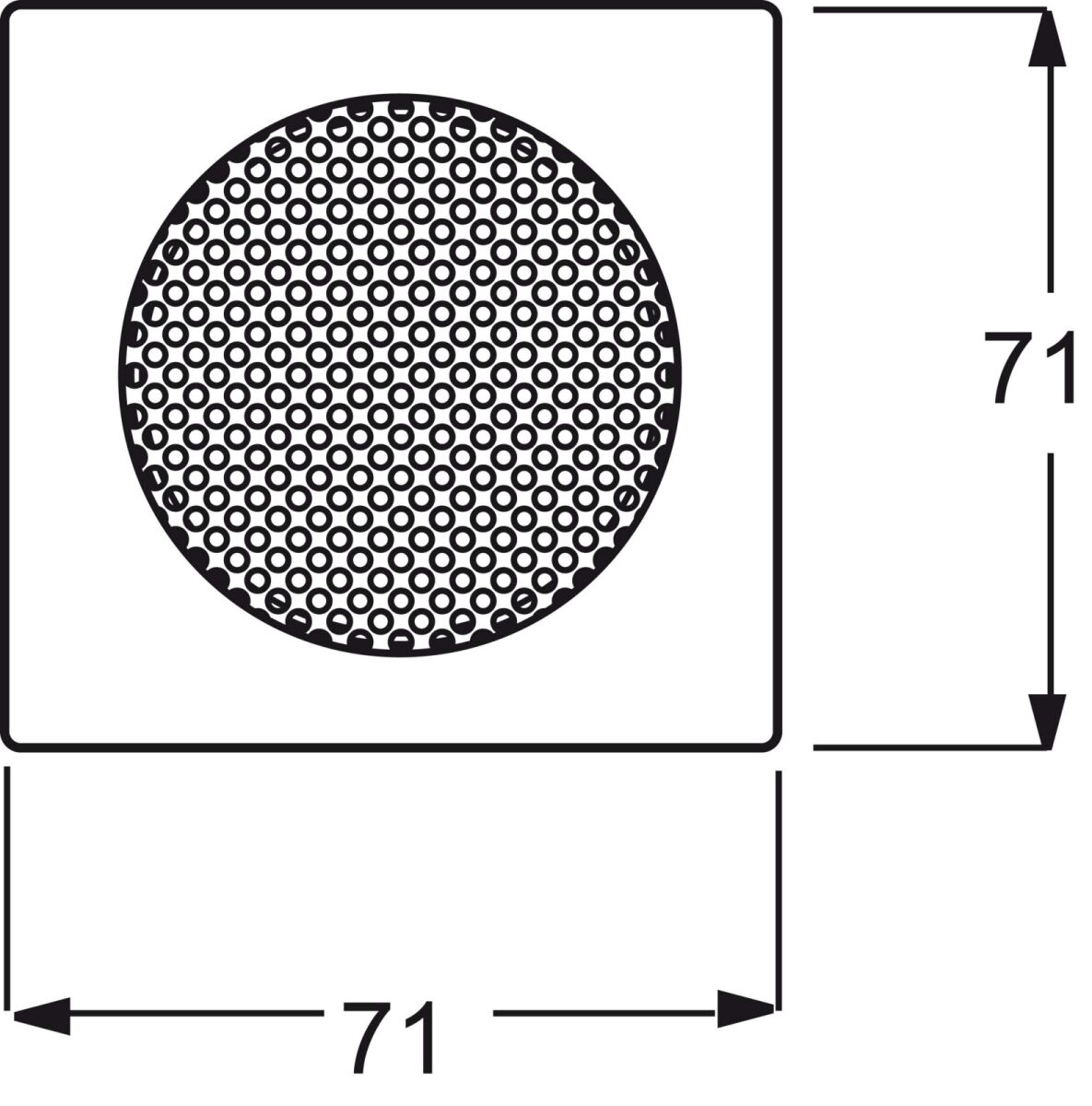 Zentralscheibe alusilber 8253-783