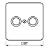Abdeckung aws CD 561 TV WW