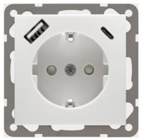 Steckdose mit USB D 11.6511.02 SIUSBCA