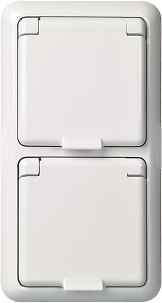 UP-Steckdose 2-fach IP44 235414 UP-Steckdose 2-fach IP44 235414