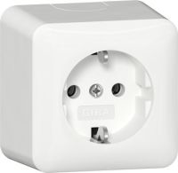 SCHUKO-Steckd.+Montagepl. 444013