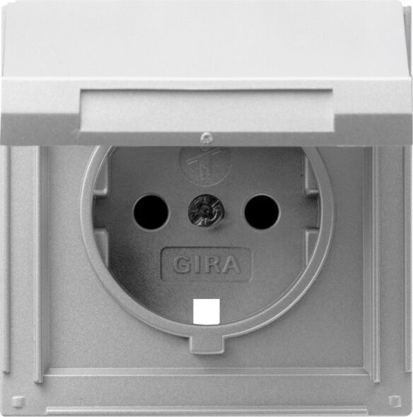 Abdeckung SCHUKO alu 144265 Abdeckung SCHUKO alu 144265