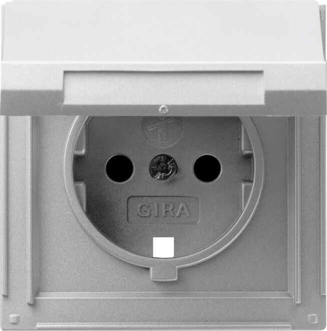 Abdeckung SCHUKO alu 144265 Abdeckung SCHUKO alu 144265