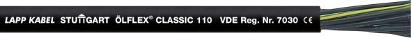 Ölflex Classic 110 BK 1119897 5X1,0mm² Schnittlänge Ölflex Classic 110 BK 1119897 5X1,0mm² Schnittlänge