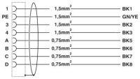 Kabelstecker K-7E - OE/2,#1620424