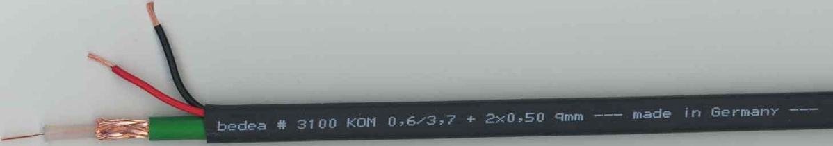 Video Kombi-Kabel KOM 0,6/3,7+2x0,75 Video Kombi-Kabel KOM 0,6/3,7+2x0,75