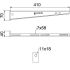 Wand- und Stielausleger AW 15 41 FTK SW