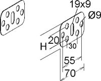 Stoßstellenverbinder KKIH 50 E4 (1Paar)