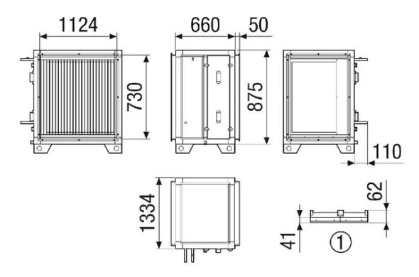 DX-Kühlregister NHKR-MV4555VCCDX18NC