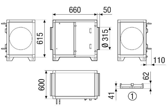 DX-Kühlregister NHKR-MV4512VCCDX12NC