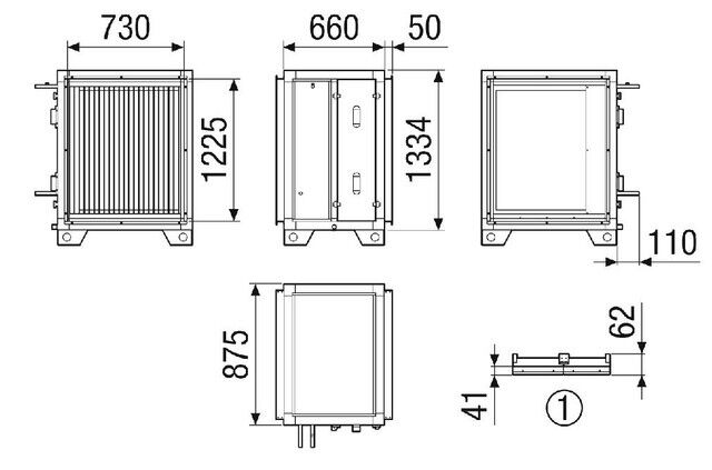 Wasserkühlregister 2 NHKRMV4512HCCW24NC