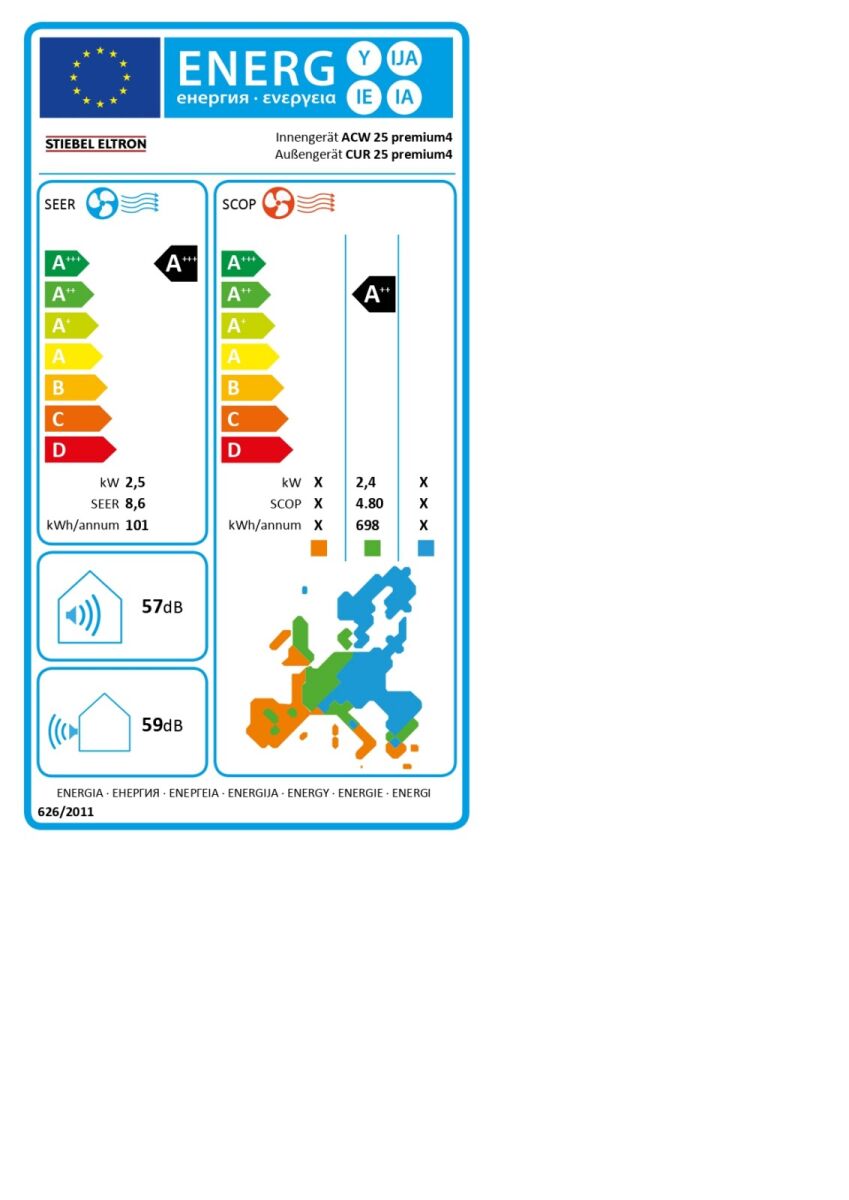 Split-Raumklimasystem CAWR 25 premium4