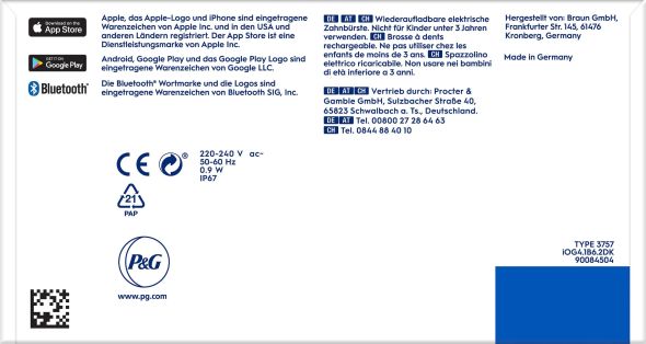 Oral-B Zahnbürste+Etui iO 4 +Reiseetui sw Oral-B Zahnbürste+Etui iO 4 +Reiseetui sw